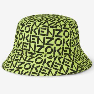 KENZO Reversible Monogram Bucket Hat - Pistache